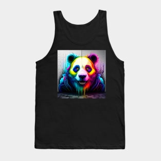 Acid Panda Graffiti Tank Top